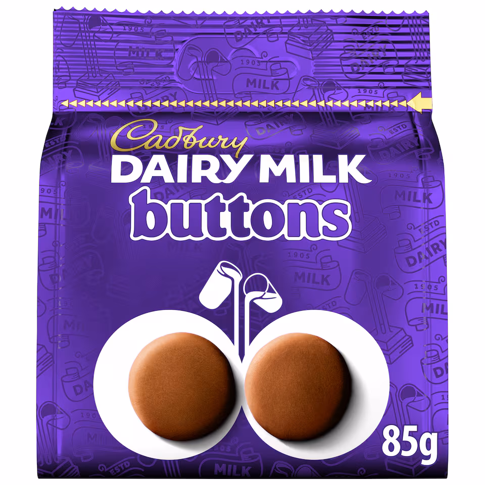CADBURY DAIRY MILK CHOCOLATE BUTTONS 85G