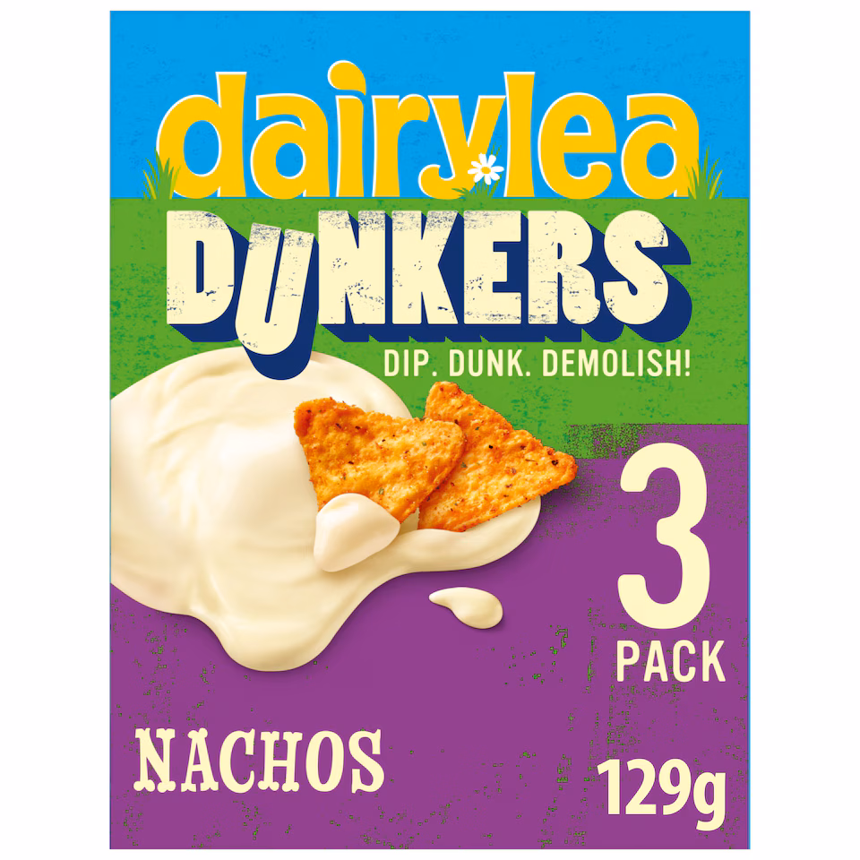 Dairylea Dunkers Nacho Cheese Snacks 3 x 43g