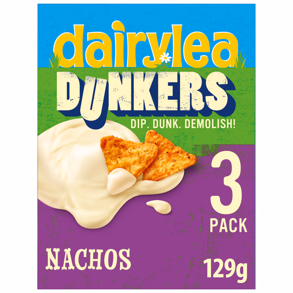 Dairylea Dunkers Nacho Cheese Snacks 3 x 43g