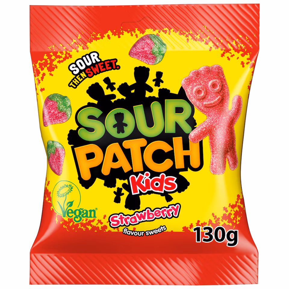 Sour Patch Kids Strawberry Sweets Bag 130g