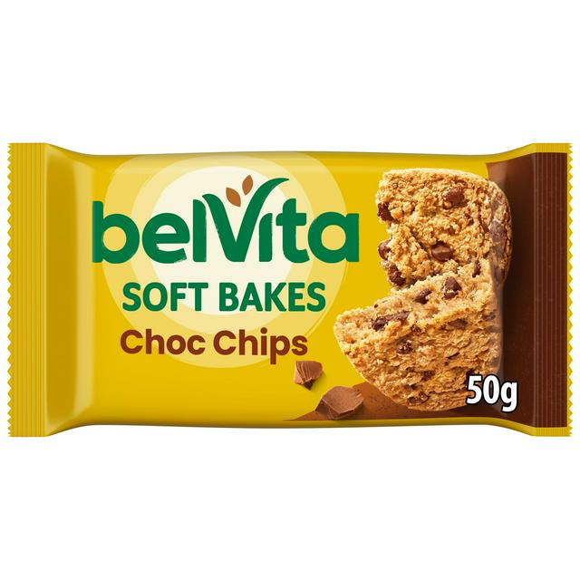 Belvita Soft Bakes Chocolate Chip Cereal Biscuit Snack Bars 50g