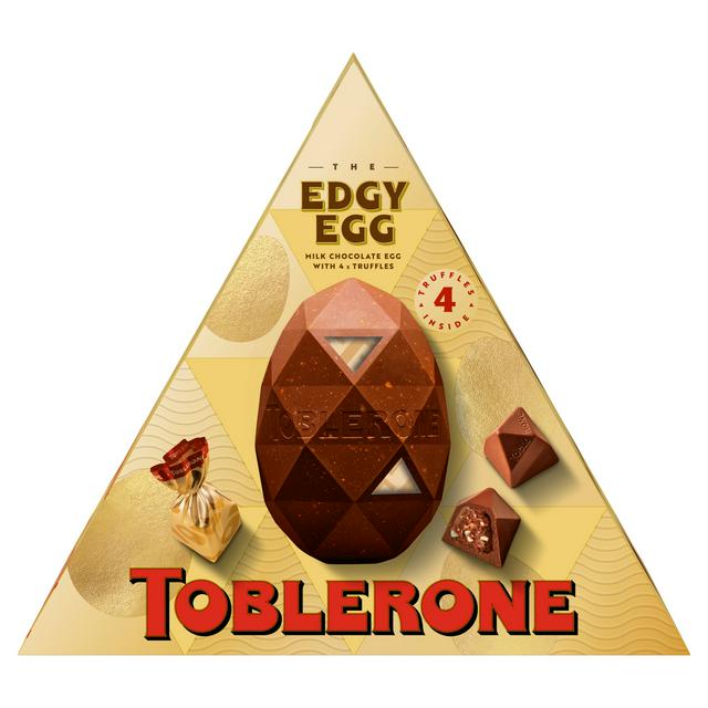 Toblerone The Edgy Egg Extra Large Milk Chocolate Easter Egg 286g