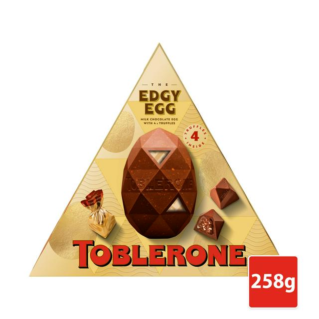 Toblerone Extra Large the Edgy Egg Milk Chocolate with Truffles 286g
