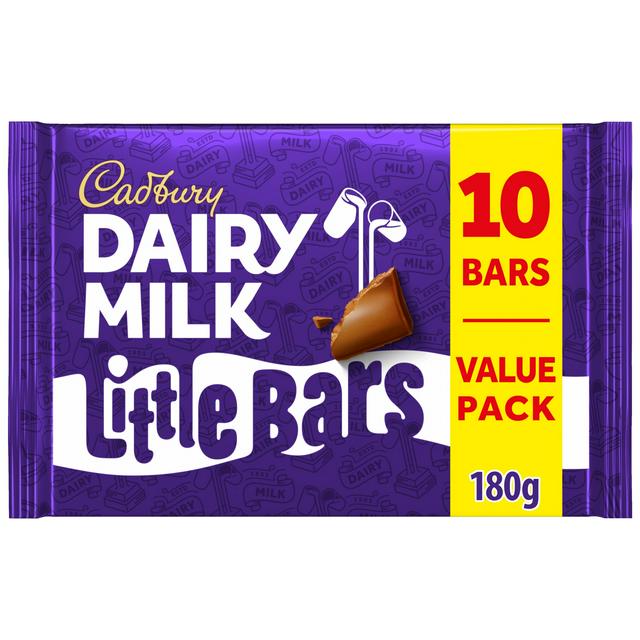 Cadbury Dairy Milk Chocolate Little Bars Multipack x10 180g