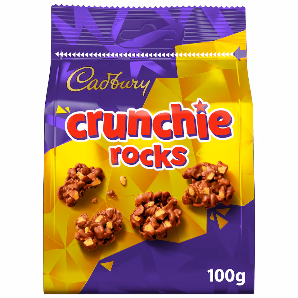 Cadbury Crunchie Rocks Chocolate Bag 100G