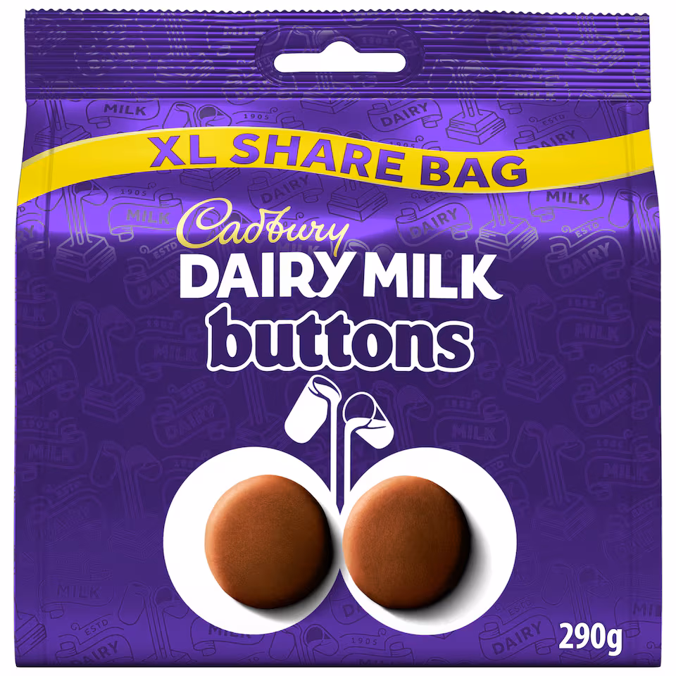 Cadbury Dairy Milk Giant Buttons 290G