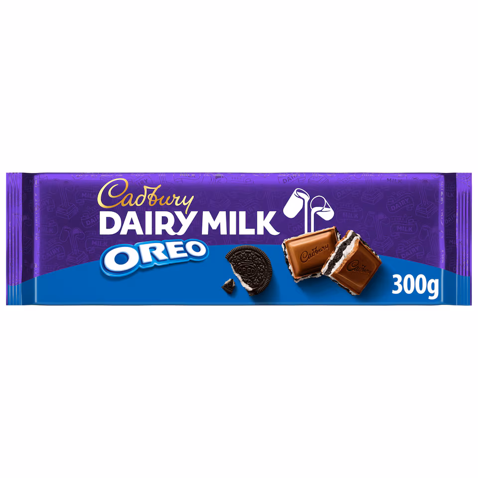 Cadbury Dairy Milk Oreo Chocolate Block 300g