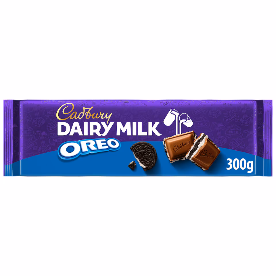 Cadbury Dairy Milk Oreo Chocolate Block 300g