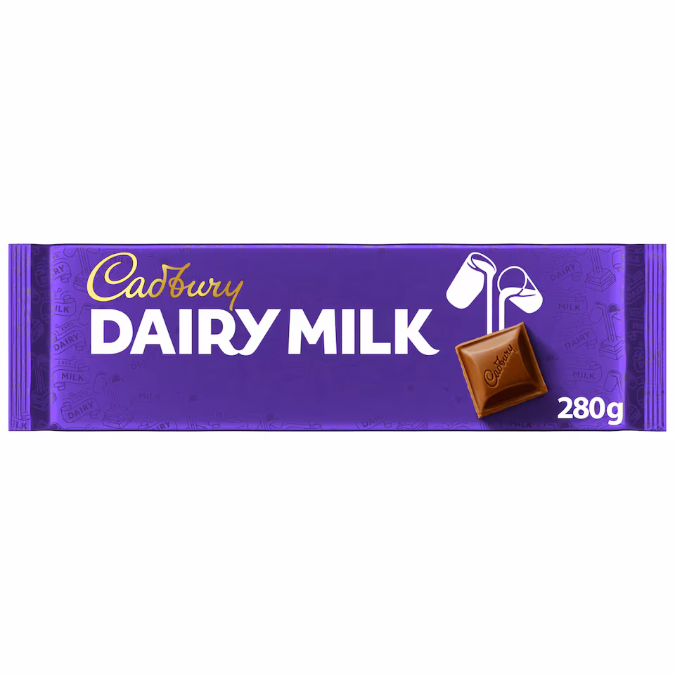 Cadbury Dairy Milk Chocolate Block 280g