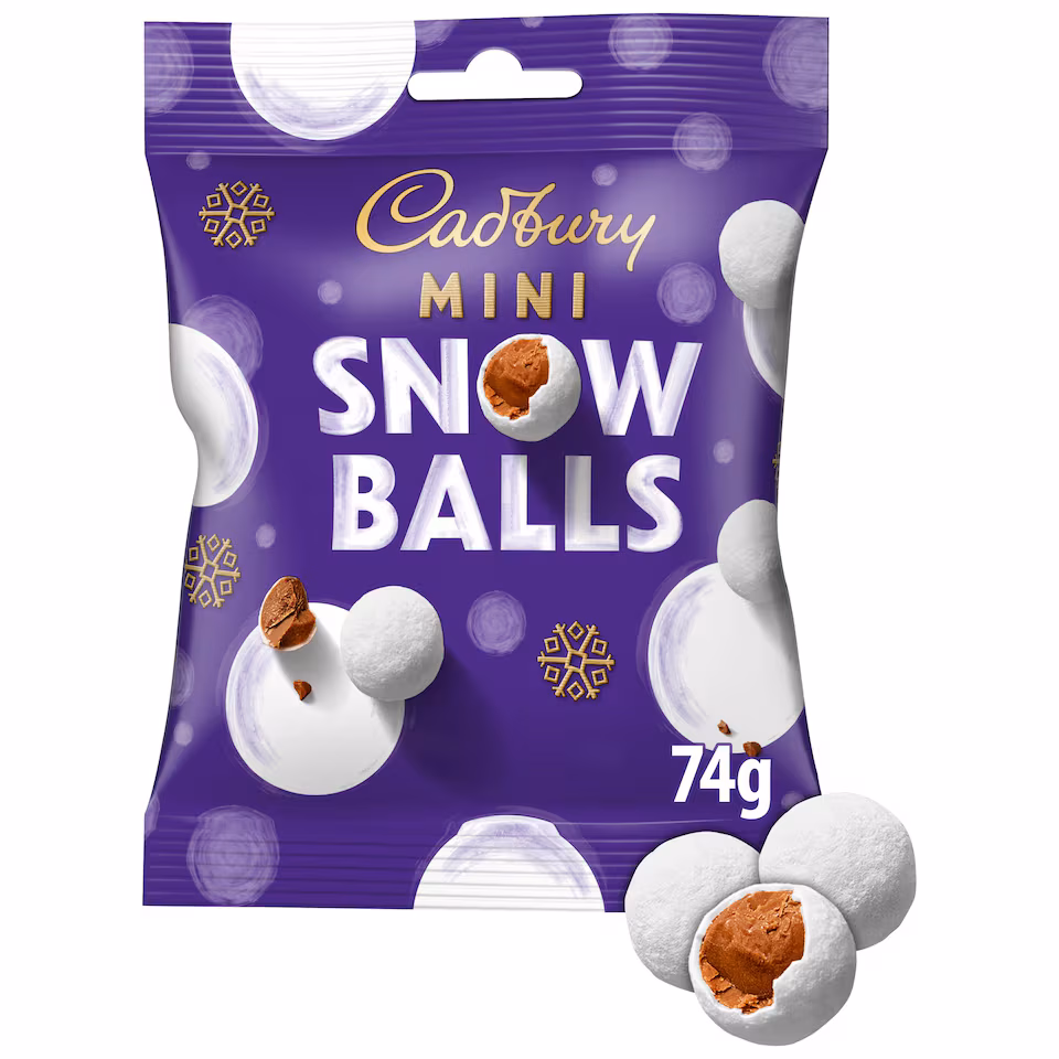 CADBURY MINI SNOWBALLS 74G