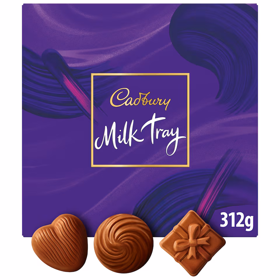 CADBURY MILK TRAY 312G