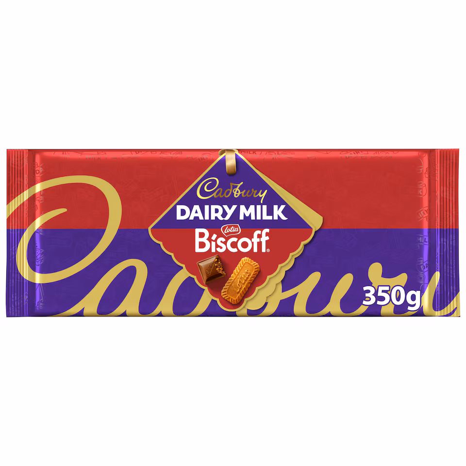 CADBURY DAIRY MILK BISCOFF 350G