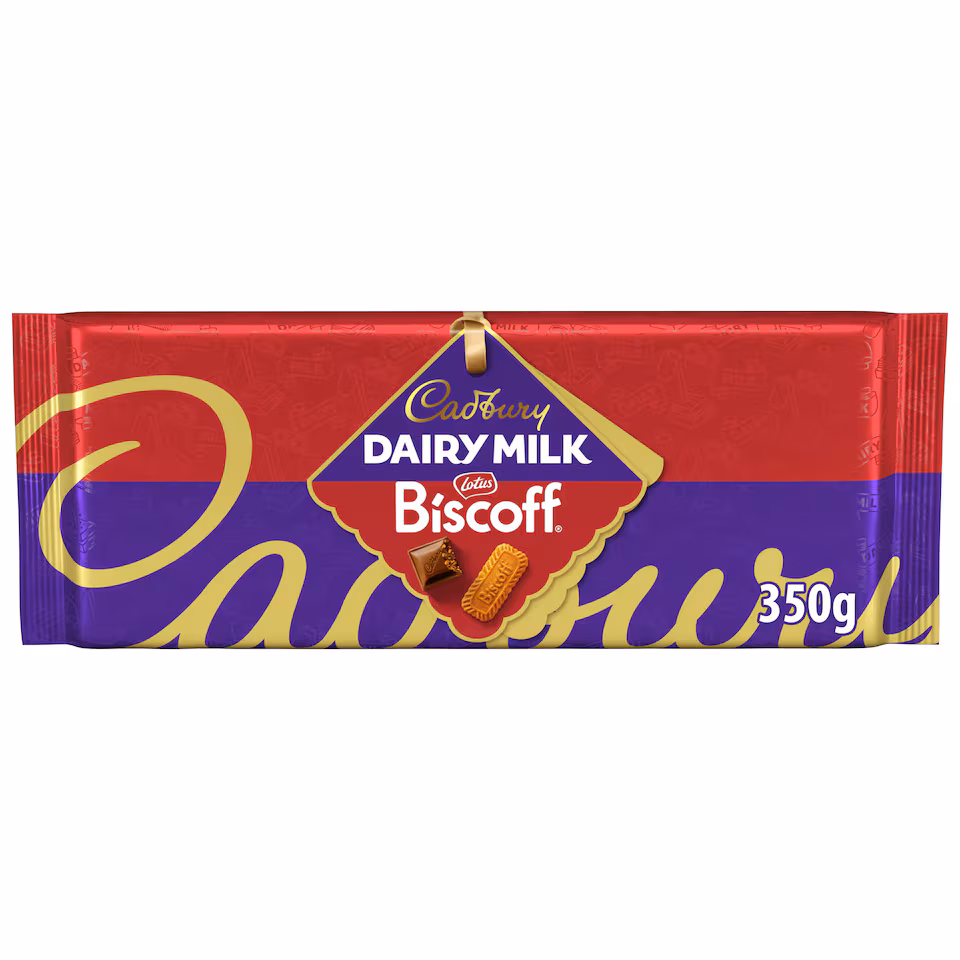 CADBURY DAIRY MILK BISCOFF 350G