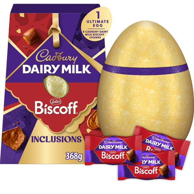 Cadbury Extra Large Biscoff Inclusions Ultimate Chocolate Easter Egg 368g
