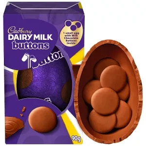 Cadbury Dairy Milk Chocolate Buttons Easter Egg 90 g