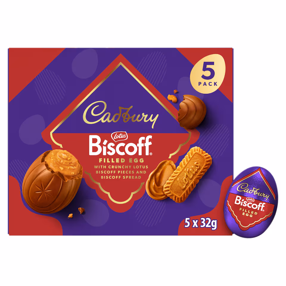 Cadbury Biscoff Filled Egg 5x32g