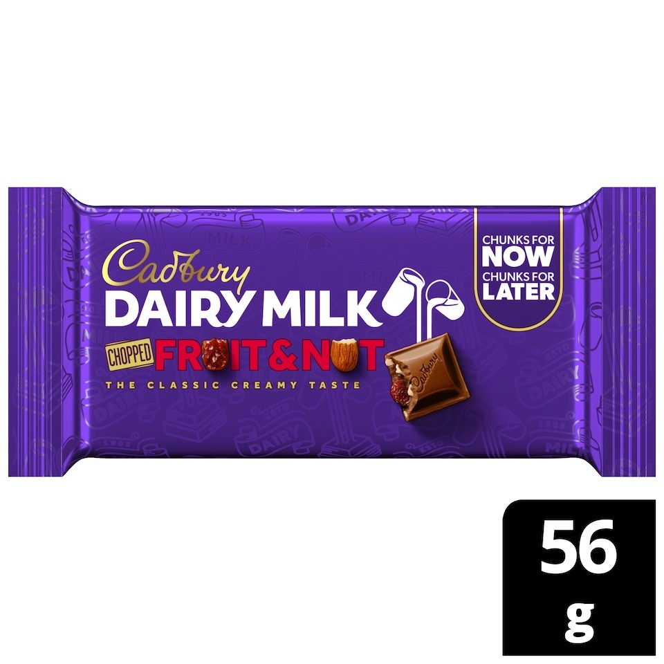 Cadbury Dairy Milk Fruit & Nut 56g