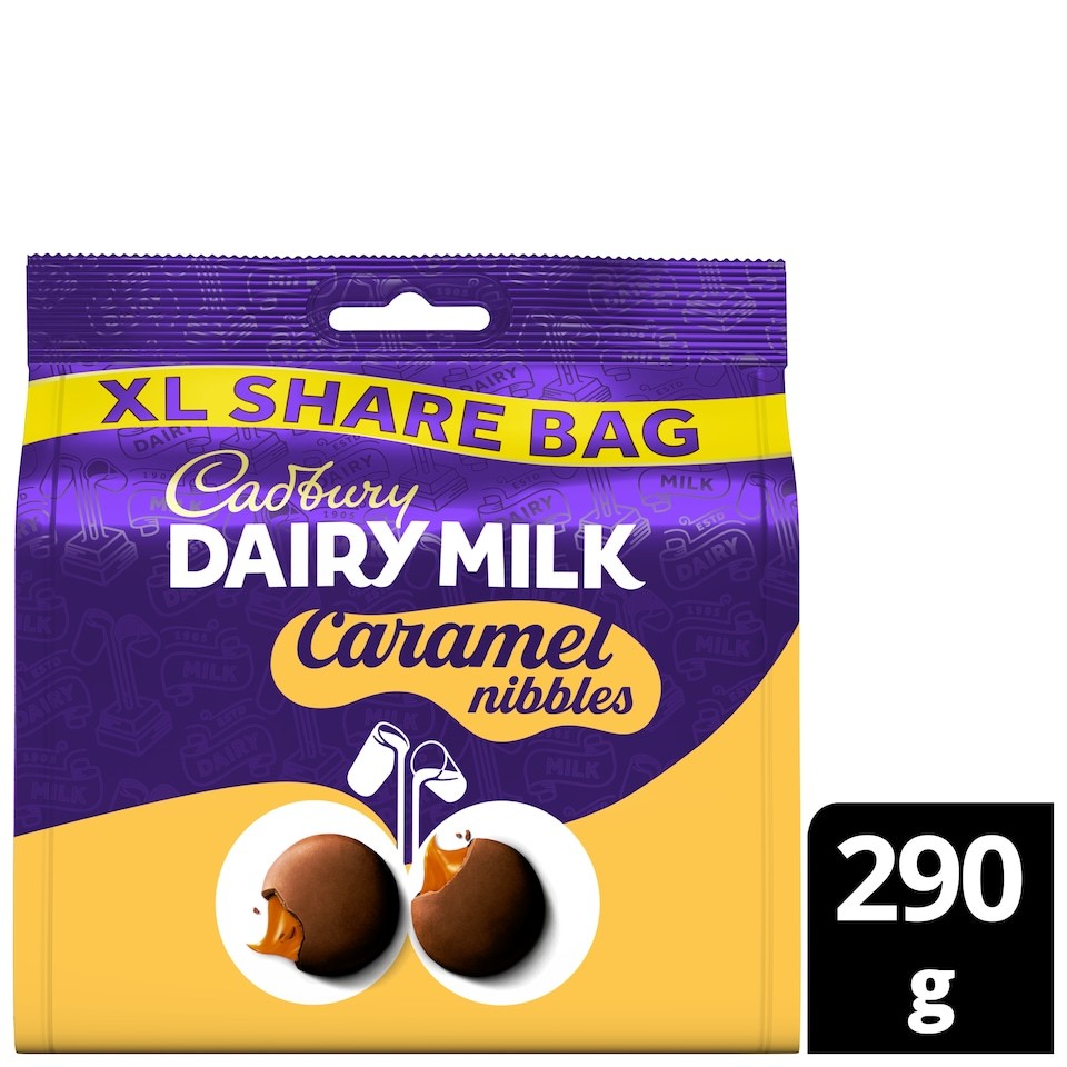 Cadbury Dairy Milk Caramel Nibbles Chocolate 290g