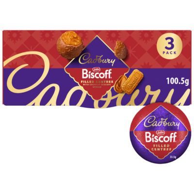 Cadbury Biscoff Filled Centres 3 Pack 100.5 g