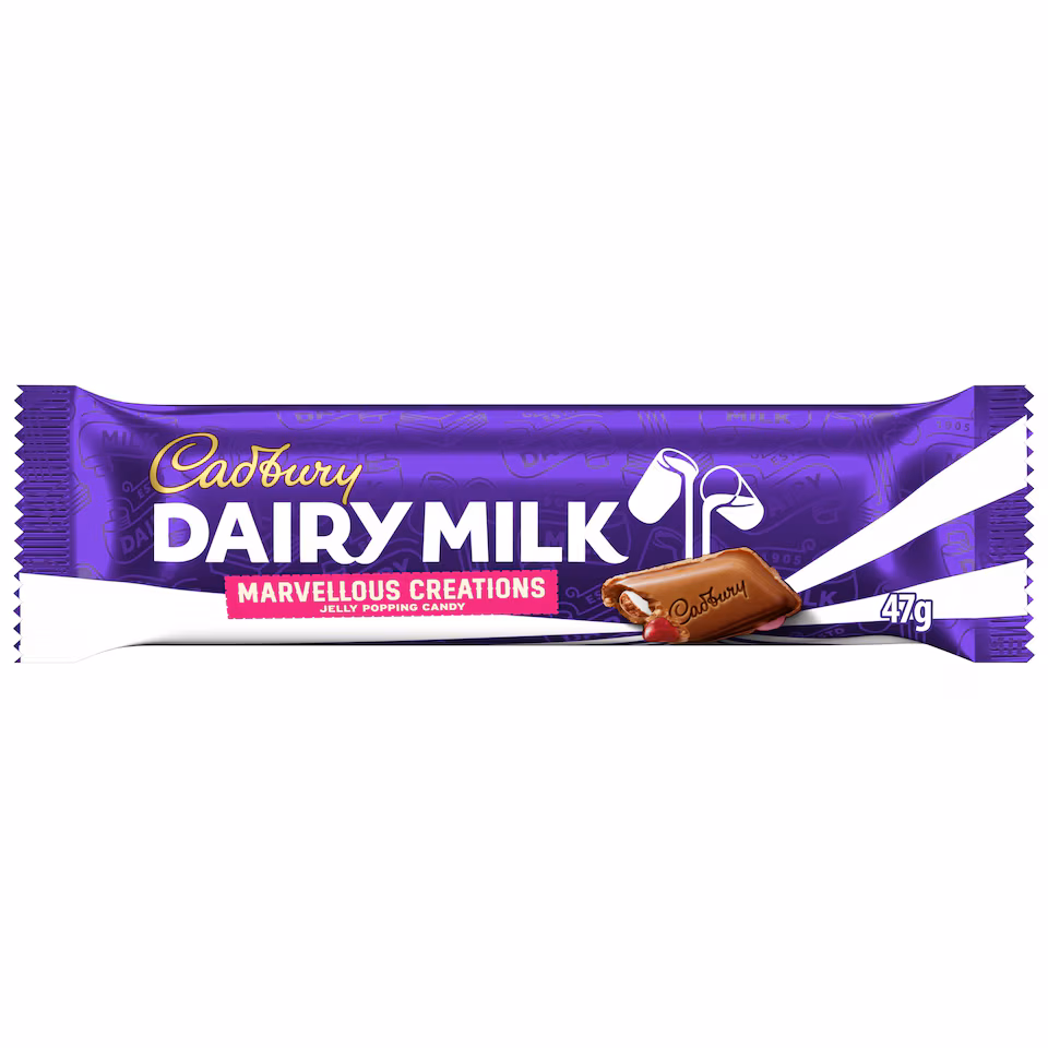 Cadbury Dairy Milk Marvellous Creations Jelly Candy Bar 47G