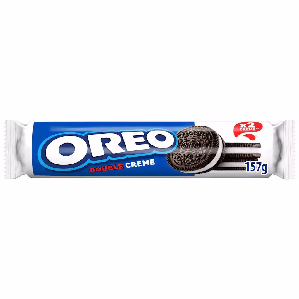 Oreo Double Stuff Cookie Chocolate Sandwich Biscuits 157g