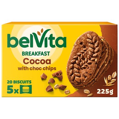 BelVita Breakfast Biscuits Cocoa with Choc Chips 5 Pack