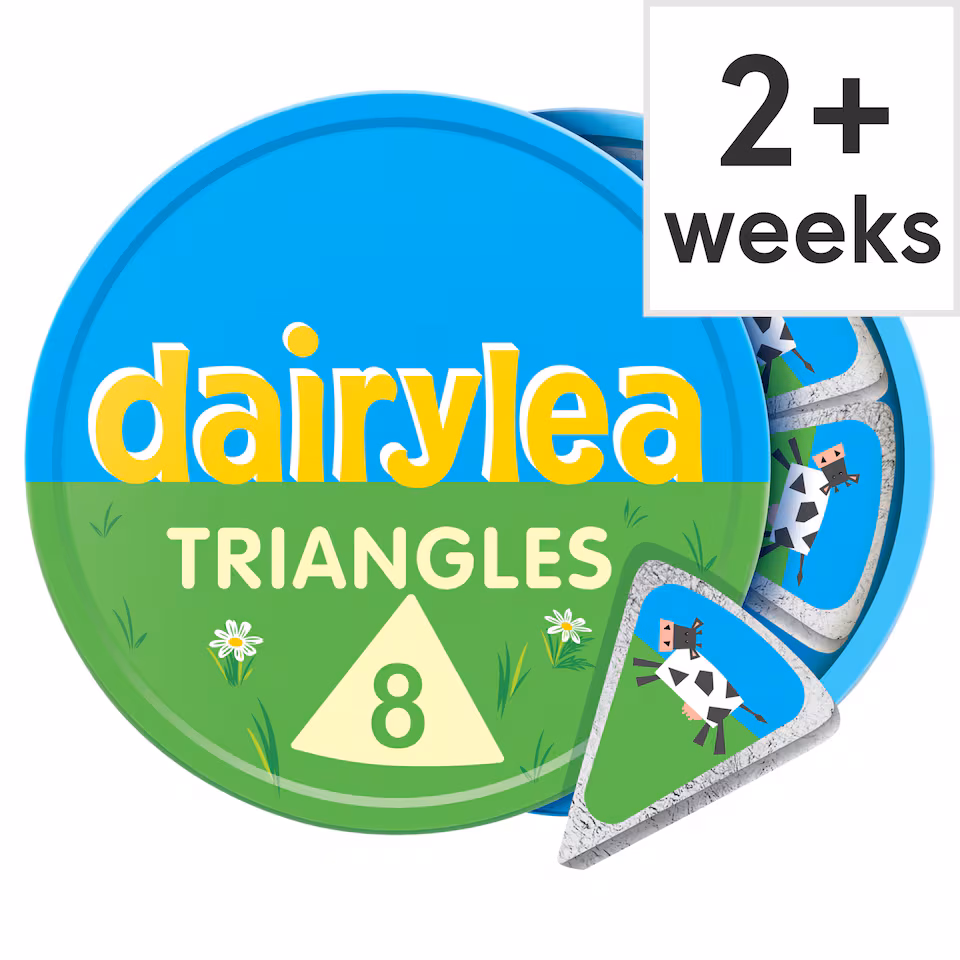 Dairylea Cheese Spread Triangles 8 pack 8x15.6G