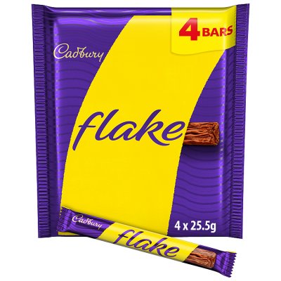 Cadbury Flake Chocolate Bar Multipack 4 Pack
