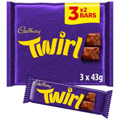 Cadbury Twirl Chocolate Bar Multipack