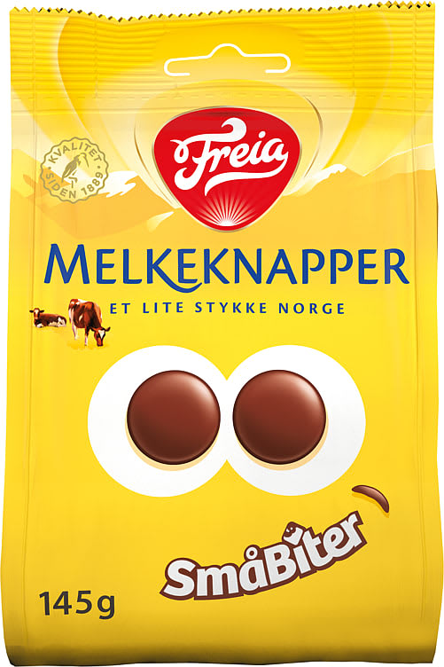Melkeknapper Småbiter 145g Freia