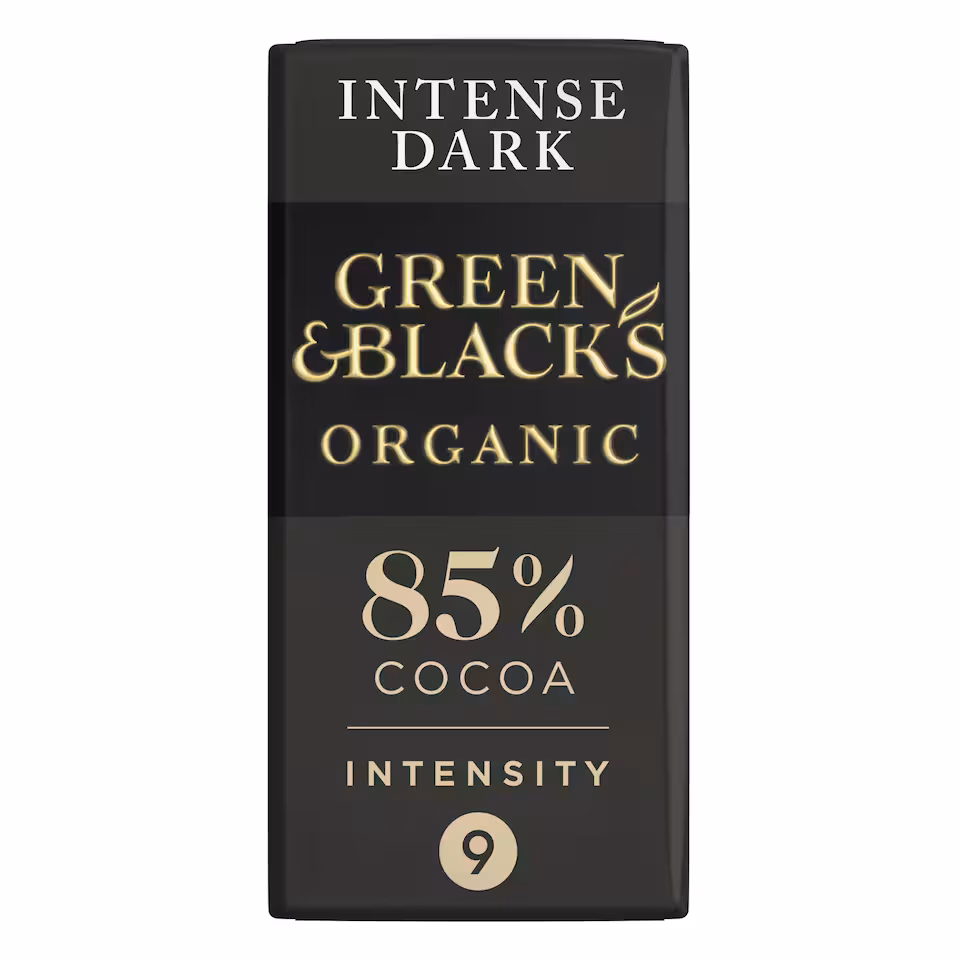 Green & Black's Organic 85% Dark Chocolate Bar 90g