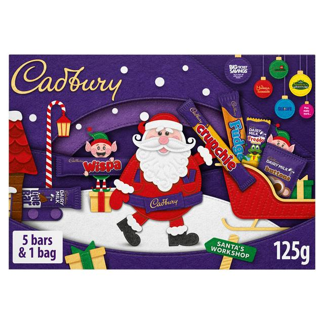 Cadbury Chocolate Xmas Santa Selection Box Medium 125g