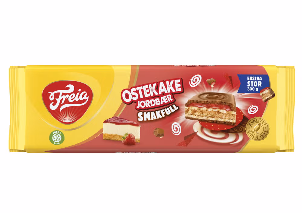 Smakfull Ostekake Jordbær 300 g