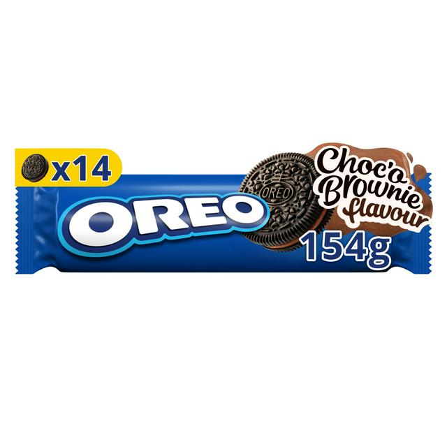 Oreo Choco Brownie Cookie Sandwich Biscuits Pack 154g