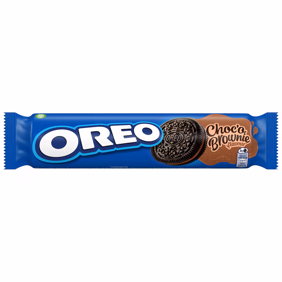 Oreo Chocolate Brownie Cookie Sandwich Biscuits 154g