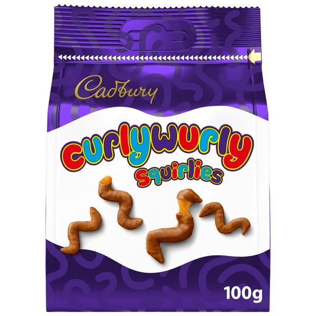 Cadbury Curly Wurly Squirlies Chocolate Pouch 100g