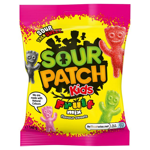 Sour Patch Kids Fruit Mix Sweets Bag 130g