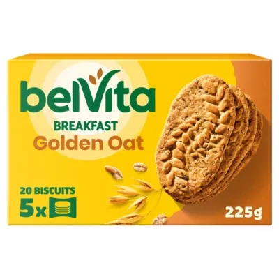 Belvita Breakfast Biscuits Golden Oats  5 Pack 225g