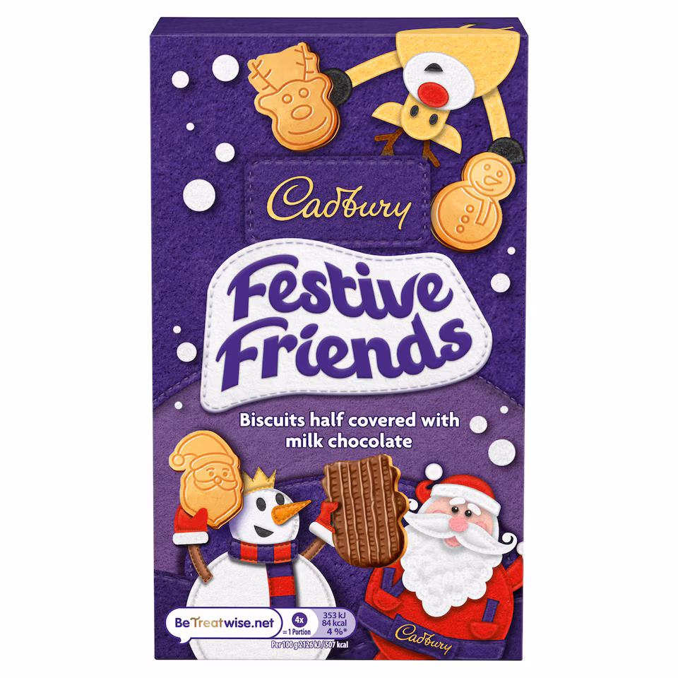 Cadbury Festive Friends 150G 12Ca