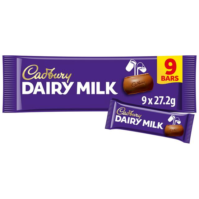 Cadbury Dairy Milk Chocolate Bar Multipack 9 x 27.2g