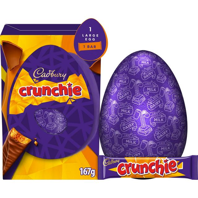 Cadbury 167g Crunchie Chocolate Easter Egg