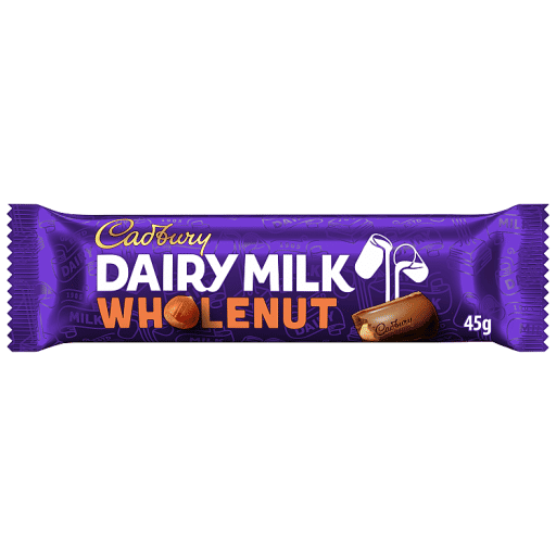 Cadbury Dairy Milk Wholenut Chocolate Bar 45 g