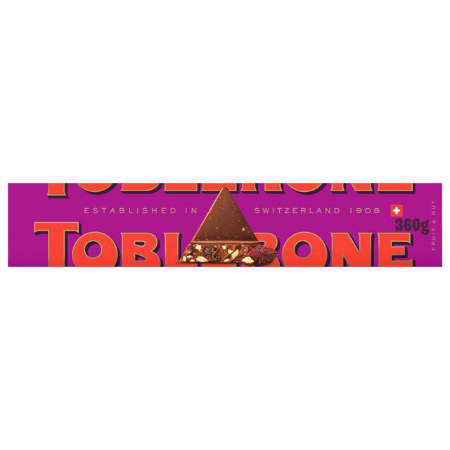 Toblerone Fruit & Nut Chocolate Tablet 360g