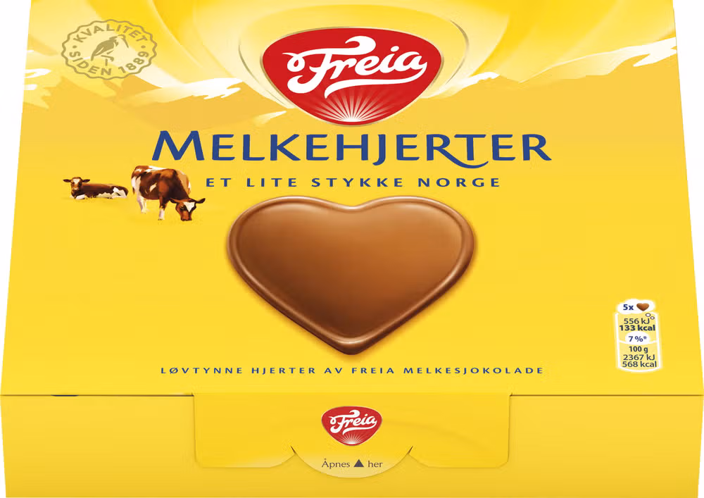 Melkehjerter 130 g