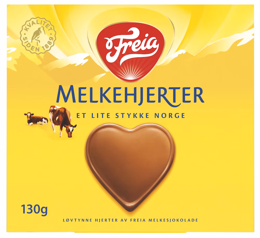 Melkehjerter 130 g
