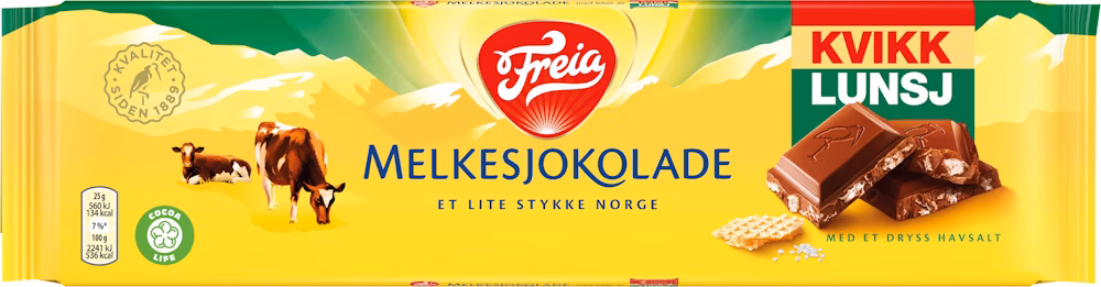 Kvikk Lunsj melkesjokolade 200 g