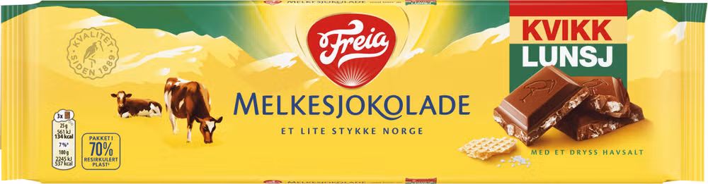 Kvikk Lunsj melkesjokolade 200 g