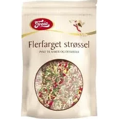 Flerfarget Strøssel 100g