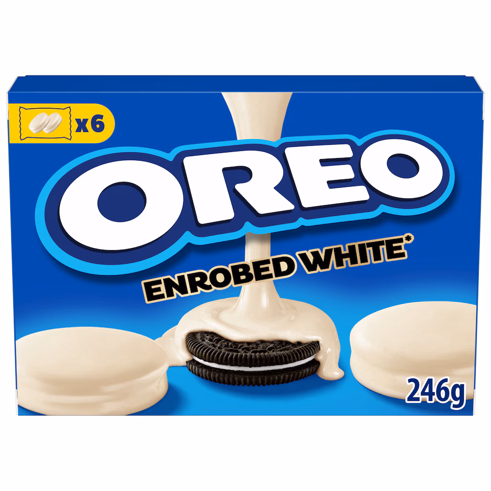 Oreo White Chocolate Covered Cookies 246G