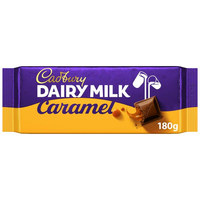 Cadbury Dairy Milk Caramel Chocolate Bar 180g